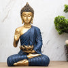 Buddha in Meditation Statue Showpiece (Blue)
