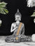 Lord Buddha Statue Blessing (Antique Silver)