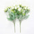 2 Pcs Artificial White Rose Flowers Bunch Decorative