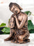 Sitting Buddha Statue (Copper color)