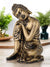 Sitting Buddha Statue Showpiece (Gold color)