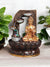 Buddha Waterfall Fountain Meditation 4 Tier With LED Light