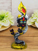 Marble Dust Lord Krishna with Flute Statue Showpiece Multicolor