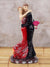 Romantic Standing Love Couple Statue Red-Black
