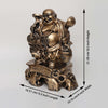 Vivars Home Cheerful Laughing Buddha Along with Money Bag
