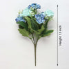 Vivars Home Artificial Rose Flowers Bunch (Without Vase Pot) (13 inch)
