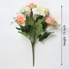 Vivars Home Artificial Rose Flowers Bunch (Without Vase Pot) (13 inch)
