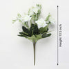 Vivars Home Artificial Rose Flowers Bunch (Without Vase Pot) (13.5 inch)
