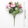 Vivars Home Artificial Rose Flowers Bunch (Without Vase Pot) (12.5 inch)