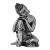 Vivars Home Decorative Buddha Statue Showpiece (Silver)