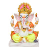Vivars Home Marble Lord Ganesha Idol
