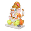 Vivars Home Marble Lord Ganesha Idol
