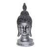 Vivars Home Decorative Lord Buddha Head Statue - Antique Silver