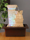 Vivars Home Tabletop Fountain Water Fountain with LED Light