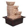 Vivars Home Tabletop Fountain Water Fountain with LED Light