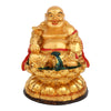 Vivars Home Cheerful Laughing Buddha Sitting on Wealth