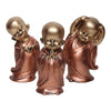 Vivars Home Polyresin Buddha Monk Showpieces Medium Set of 3