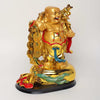 Vivars Home Golden Laughing Buddha Figurine with Coins and Money Bag