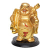 Vivars Home Cheerful Laughing Buddha Along with Money/Potely Bag -Small