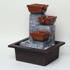 Vivars Home Natural Tabletop Fountain Water Fountain with LED Light