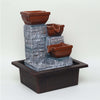 Vivars Home Natural Tabletop Fountain Water Fountain with LED Light