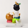 Vivars Home Marble Lord Krishna Ji (Bal Gopal Makhanchor) Idol - Green