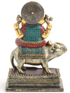 Lord Ganesha on Mouse Figurine