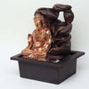 Vivars Home Golden Lord Buddha Waterfall Fountain with Led