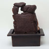 Vivars Home Golden Lord Buddha Waterfall Fountain with Led
