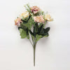 Vivars Home Artificial Rose Flowers Bunch Antique Pink (Without Vase Pot) (11.5 inch)