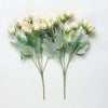 Vivars Home Artificial Rose Flowers Bunch (Without Vase Pot) (13 inch)
