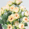 Vivars Home Artificial Rose Flowers Bunch (Without Vase Pot) (13 inch)