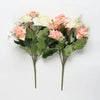 Vivars Home Artificial Rose Flowers Bunch (Without Vase Pot) (13 inch)