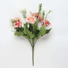Vivars Home Artificial Rose Flowers Bunch(Without Vase Pot) (13 inch)