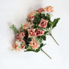 Vivars Home Artificial Rose Flowers Bunch(Without Vase Pot) (13 inch)