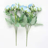 Vivars Home Artificial Rose Flowers Bunch (Without Vase Pot) (13 inch)