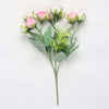 Vivars Home Artificial Rose Flowers Bunch (Without Vase Pot) (12 inch)