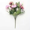 Vivars Home Artificial Rose Flowers Bunch (Without Vase Pot) (12.5 inch)