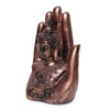 Buddha Palm Statue Handmade (Antique Copper)