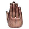 Buddha Palm Statue Handmade (Antique Copper)