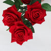 Artificial Red Roses Flowers Bunch (Pot Not Included)