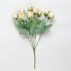 Artificial Rose Flowers Bunch (Without Vase Pot) (13 inch)