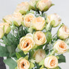 Artificial Rose Flowers Bunch (Without Vase Pot) (13 inch)