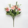 Artificial Rose Flowers Bunch(Without Vase Pot) (13 inch)