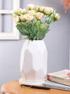 Artificial Rose Flowers Bunch (Without Vase Pot) (13 inch)