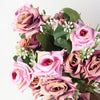 Vivars Home Artificial Rose Flowers Bunch (Without Vase Pot) (12.5 inch)