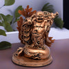 Vivars Home Resin Laughing Buddha Standing with Luck Money Coins