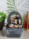 Vivars Home Lord Buddha Tabletop Water Fountain with LED Light