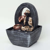 Vivars Home Lord Buddha Tabletop Water Fountain with LED Light