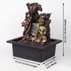 Vivars Home Lord Buddha Water Fountain with LED Light -Antique Gold